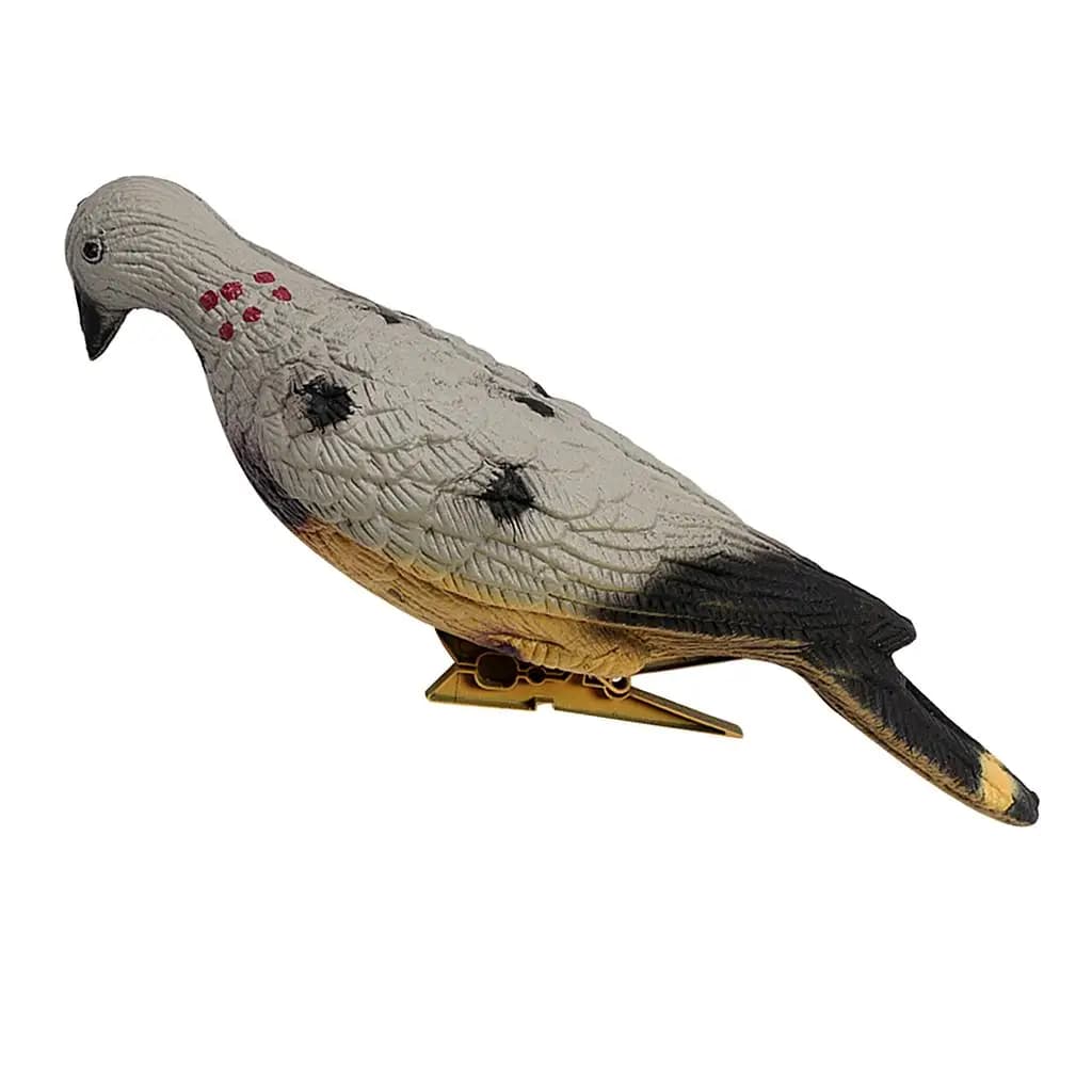Leurre pigeon 3D complet avec clip métallique - Pour chasse extérieure et décoying efficace