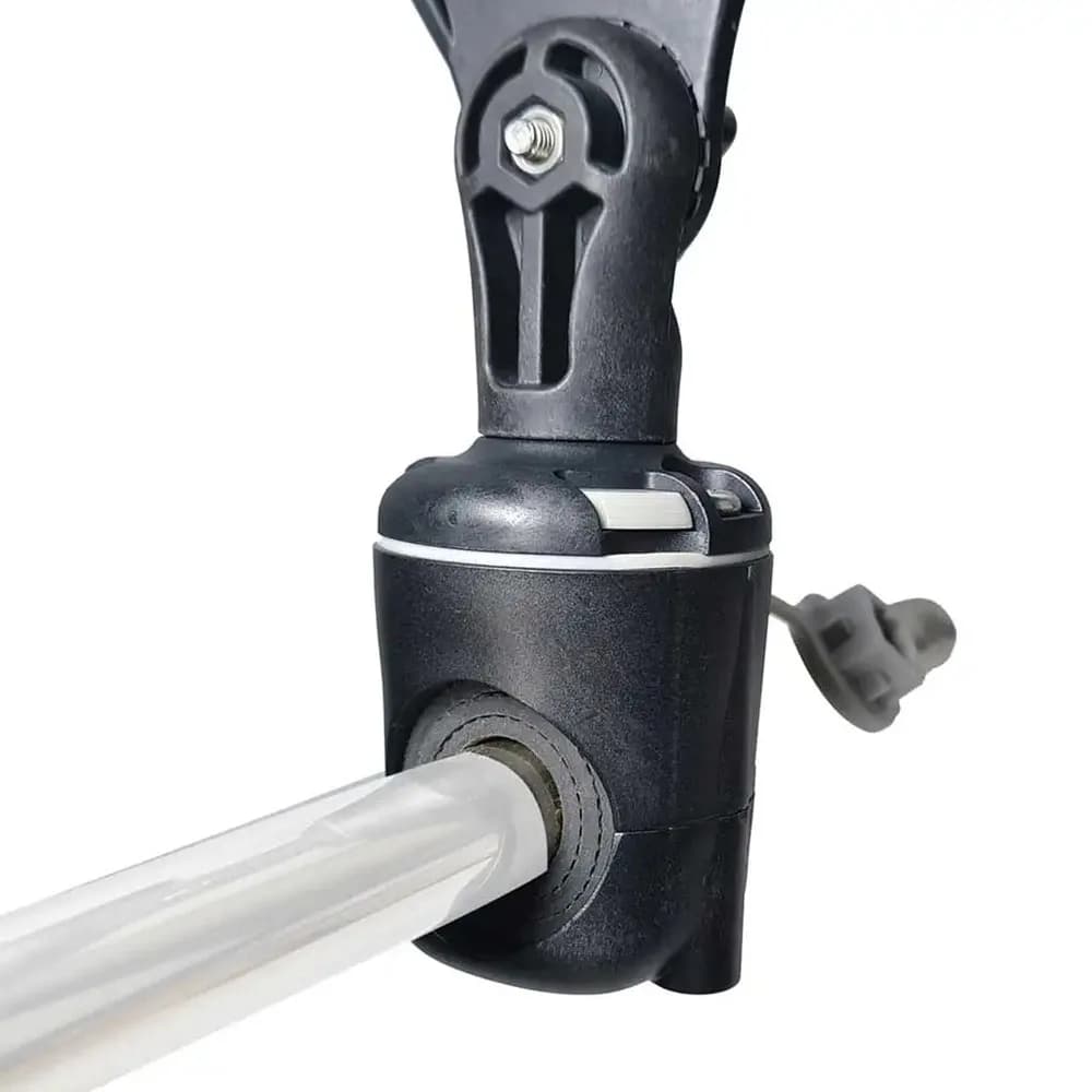 Support canne à pêche pour kayak sur rail coulissant - Holder adaptable aux bateaux PVC et gonflables
