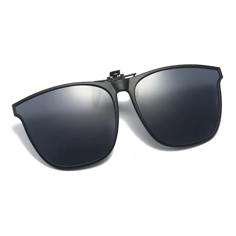 Lunettes clip polarisées UV400 anti-éblouissement pour pêche en voiture - Hommes