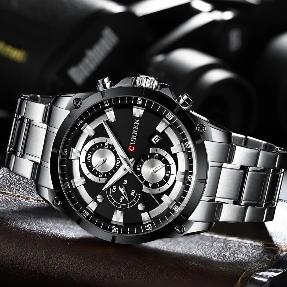 Montre automatique homme Curren luxe étanche - Garde-temps élégant pour affaires et occasions décontractées
