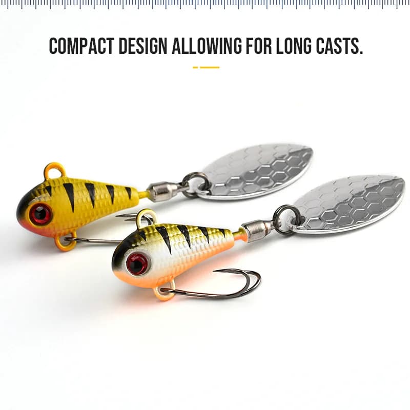 Leurre BLUX SPINTAIL 4.5-11g Mag Tail Spinner - Cuiller métal pêche black-bass freshwater shore casting vib