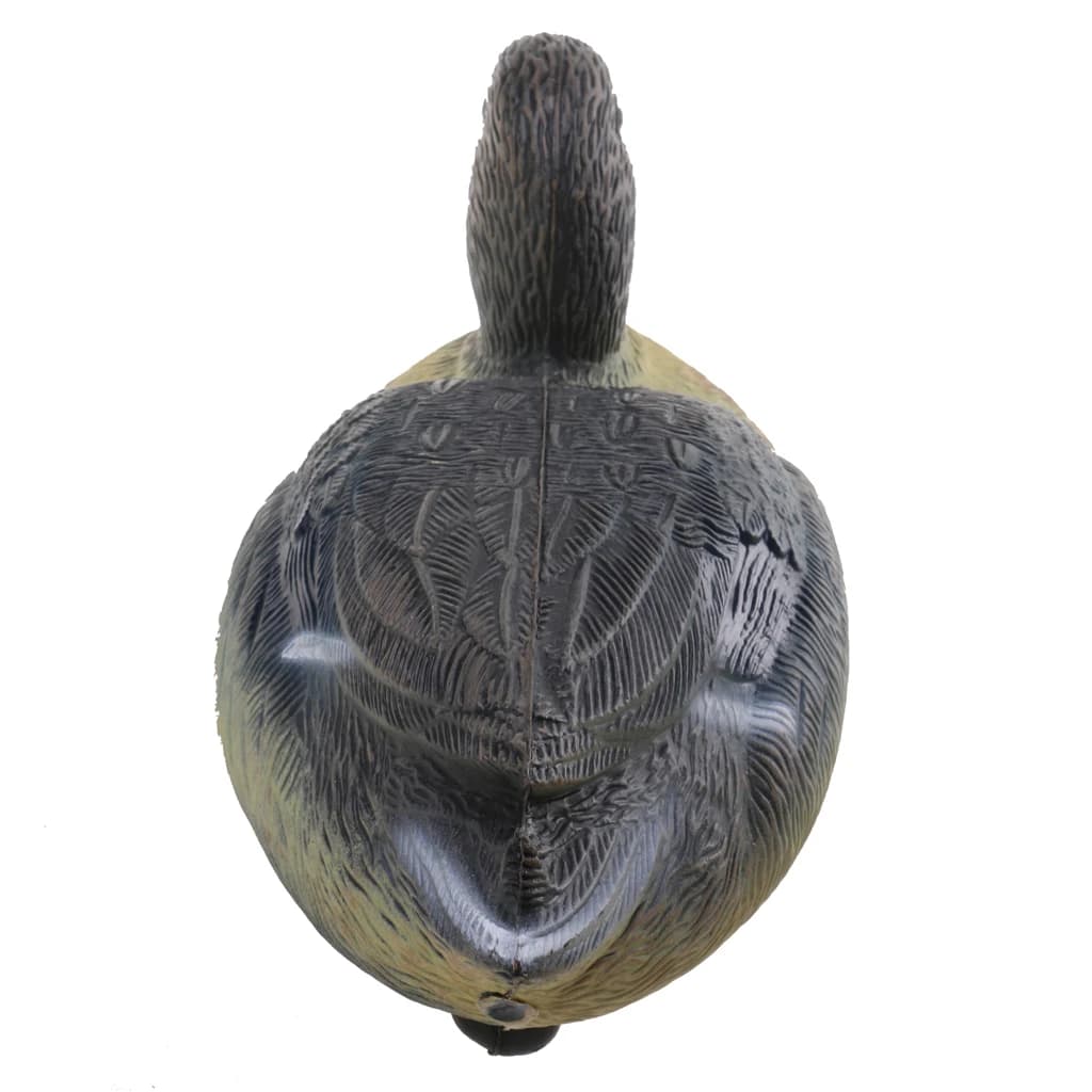 Leurre canard mâle flottant plastique décoration jardin et chasse aux canards