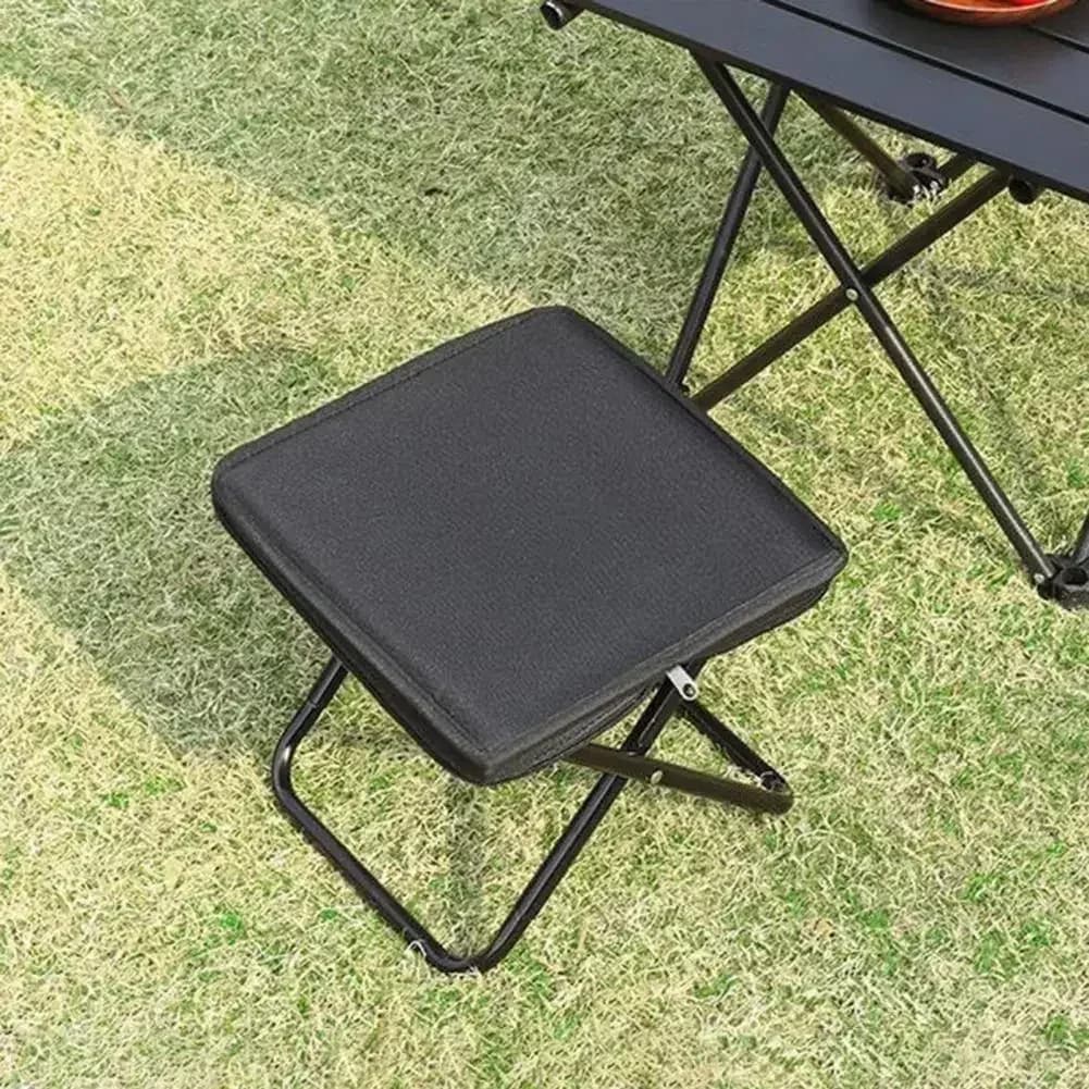 Tabouret pliant ultraléger 2025 avec sac - Siège pliant acier carbone pour randonnée pêche