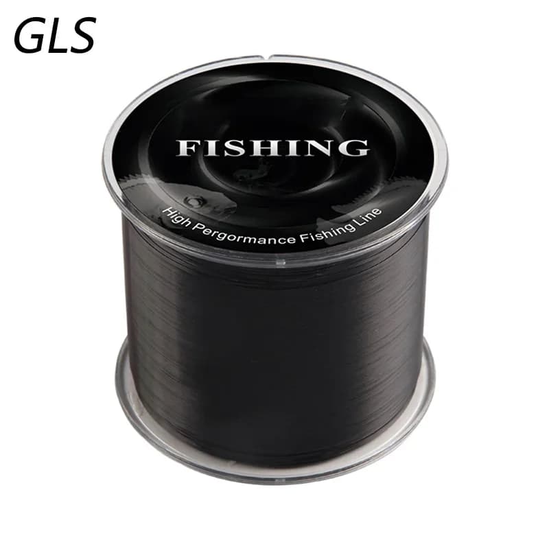 Ligne de pêche 500M nylon 100% super résistant multifilament non fluorocarbone pour tous poissons