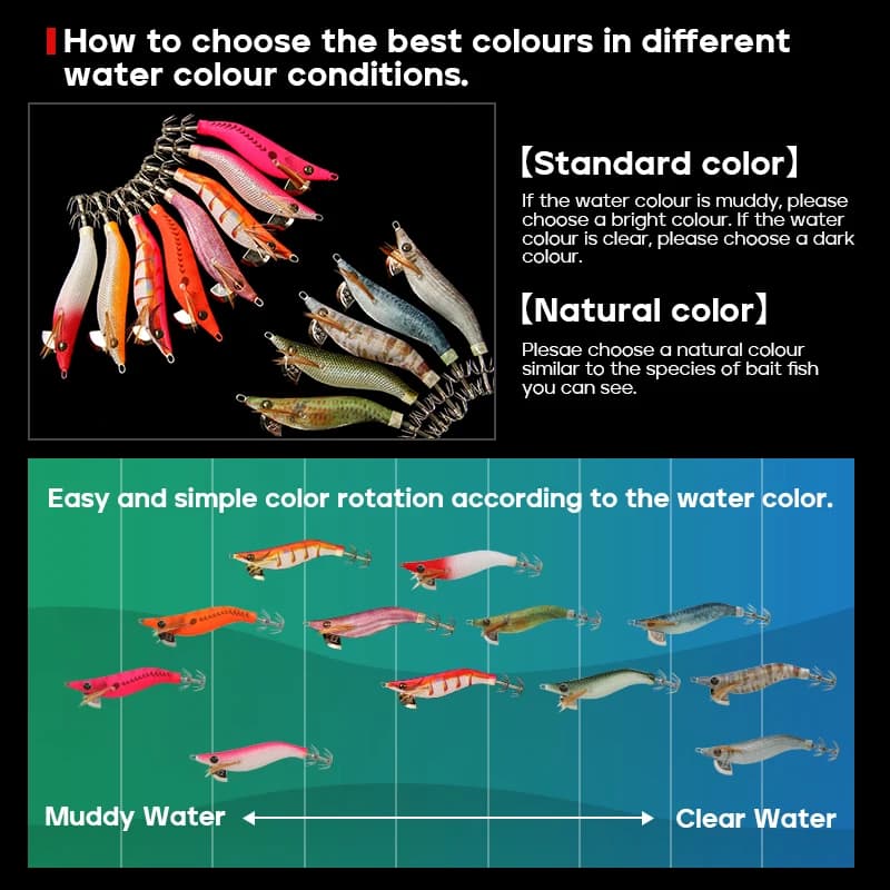 Leurre calmar LETOYO lumineux 1.5-2.2# - Appât artificiel pour pêche aux céphalopodes et poissons