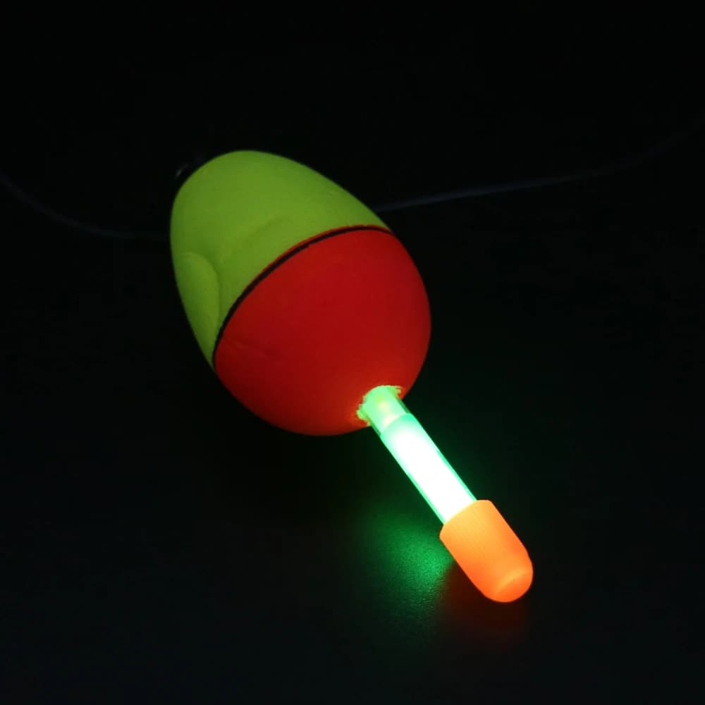 2 flotteurs lumineux pêche rocheuse mer gros ventre poids 3g à 80g pour pêche sportive