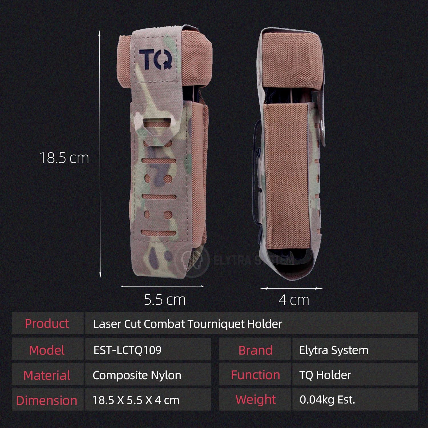 Pochette MOLLE pour tourniquet et ciseaux, sac médical pour pêche sécuritaire