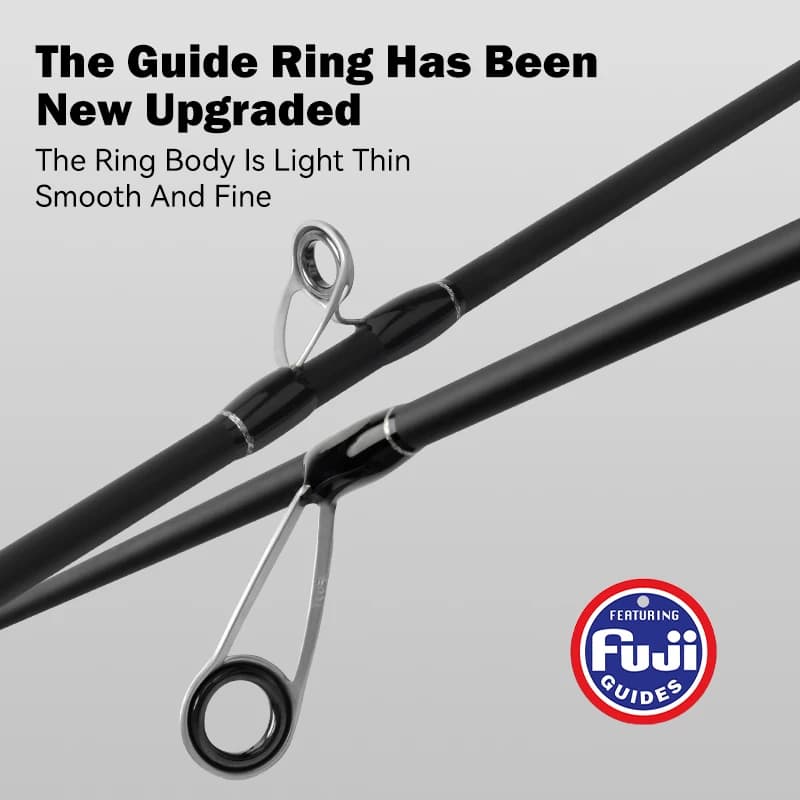Canne spinning ultralight carbone LEYDUN Black Creek 2 sections 1.5-1.8m travel rod baitcasting