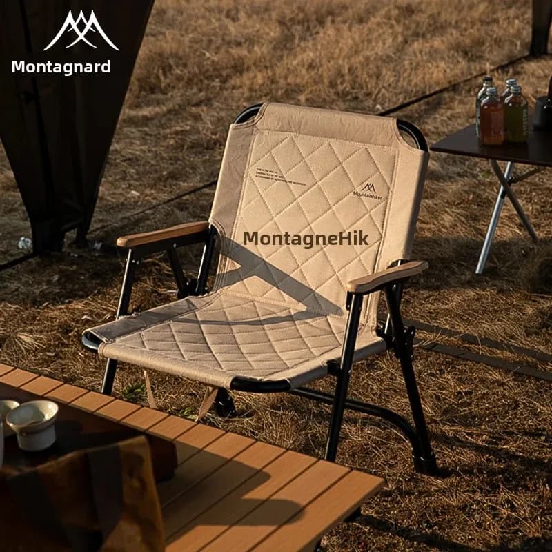 Siège pliant ergonomique renforcé pour pique-nique, camping et plage - Confort optimal