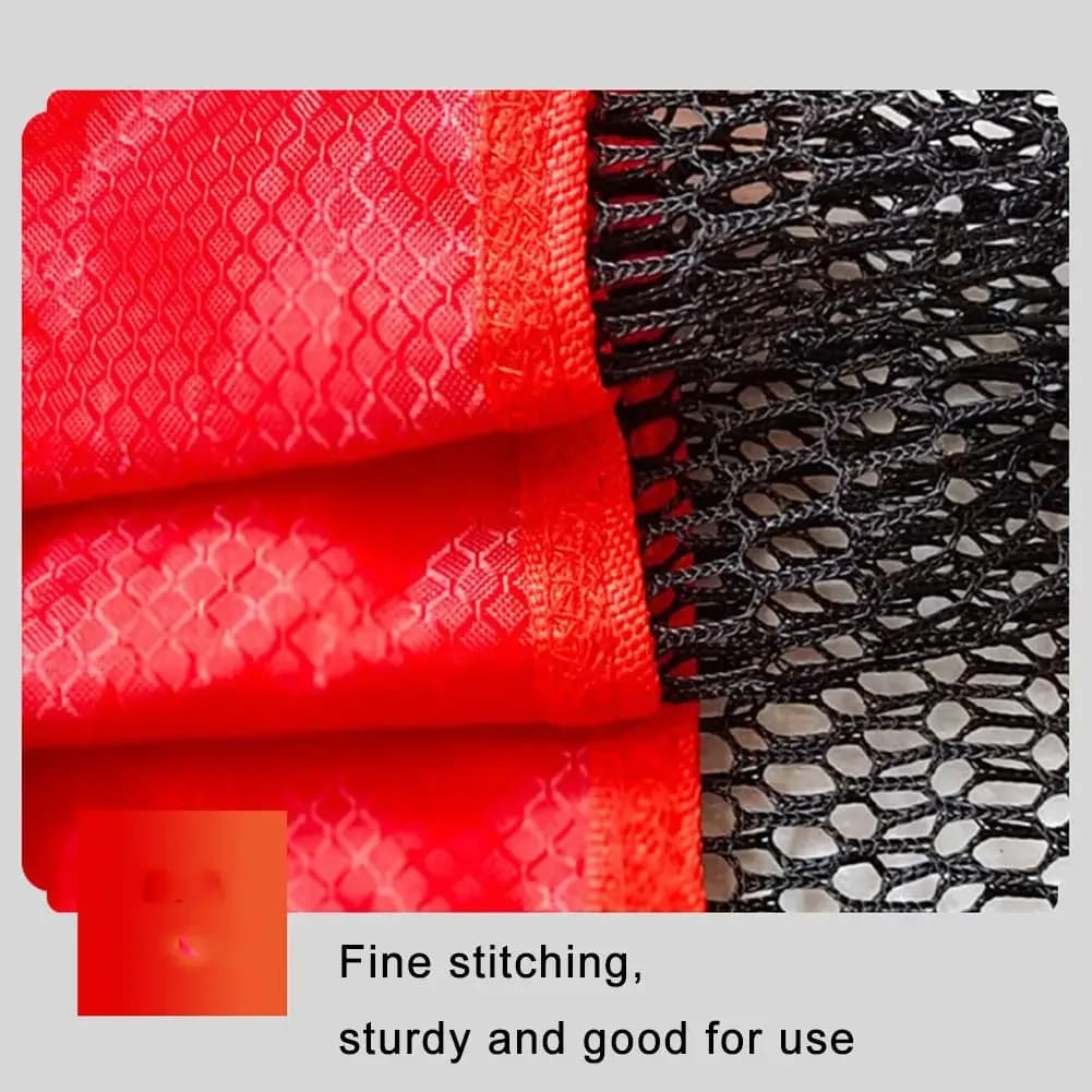 Filet pliable poche pêche nylon flottant avec piège à branchies - Foldable fish net bag monofilament