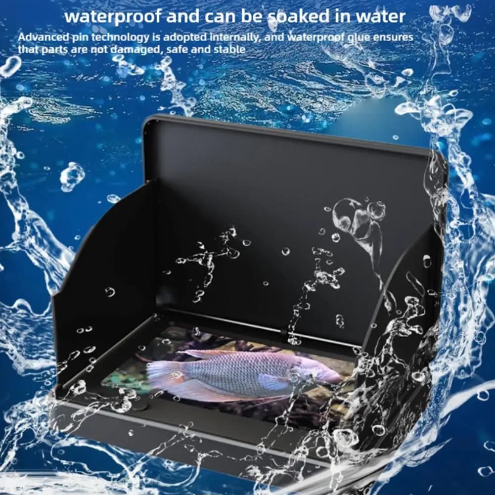 Détecteur de poissons sous-marin portable 1080p avec écran 4.3" et vision nocturne HD
