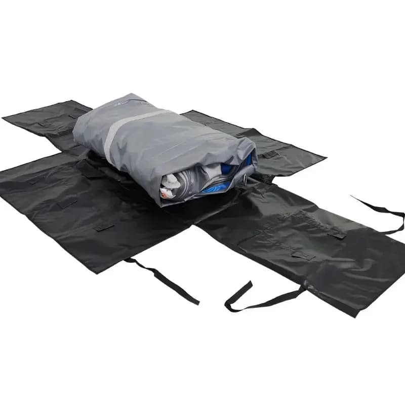 Sac de transport pliable pour bateau gonflable PVC et kayak - Sac de rangement voiture pour équipement pêche