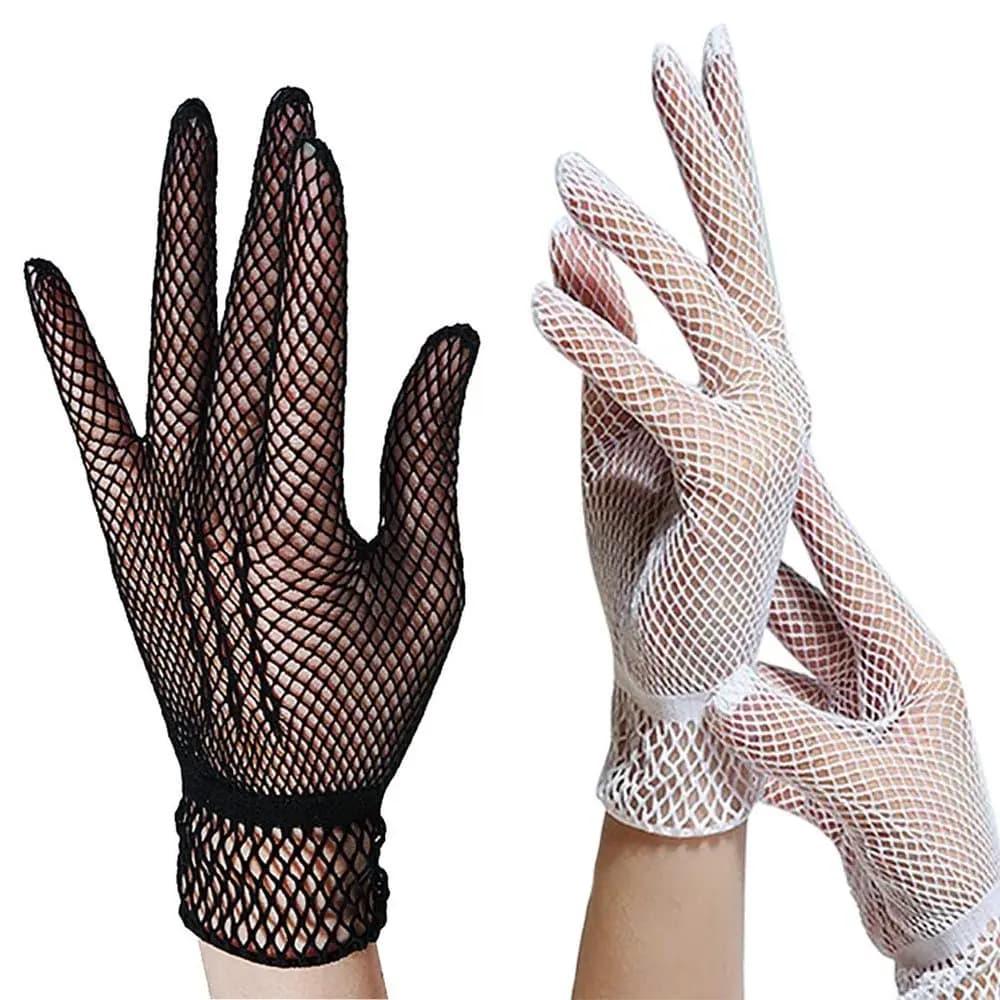 Gants mariée pêche nylon élégants protection UV conduite soirée accessoire raffiné