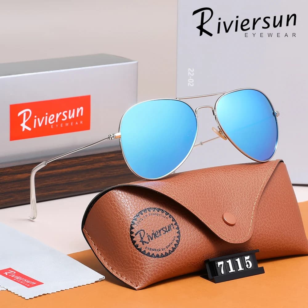 Lunettes de soleil pilote mode pêche - Léger polarisé UV400 pour conduite hommes femmes