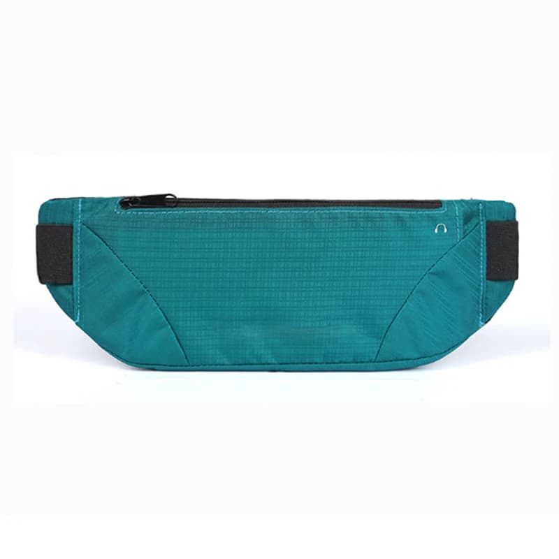 Sac banane coloré étanche running jogging ceinture porte-billets sport homme femme zip discret