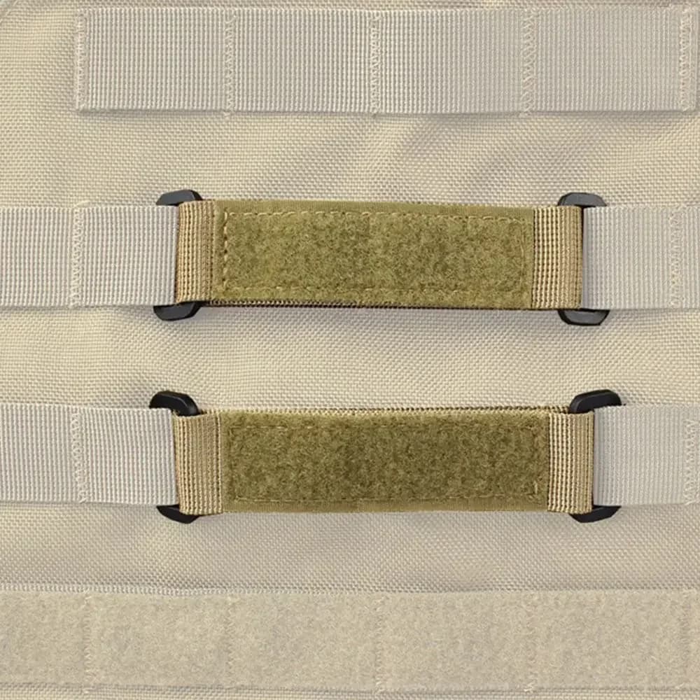 Panneaux Velcro pour gilet pêche - Support badges identification, rangement patches système MOLLE
