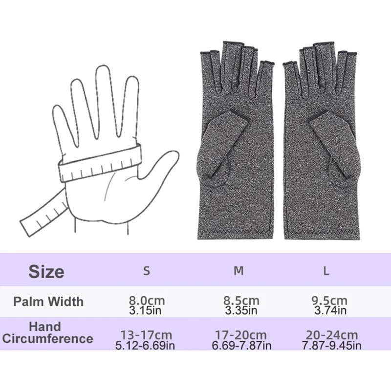 Gants compression pêche doigts libres - soulagement mains pour pêcheurs longue durée