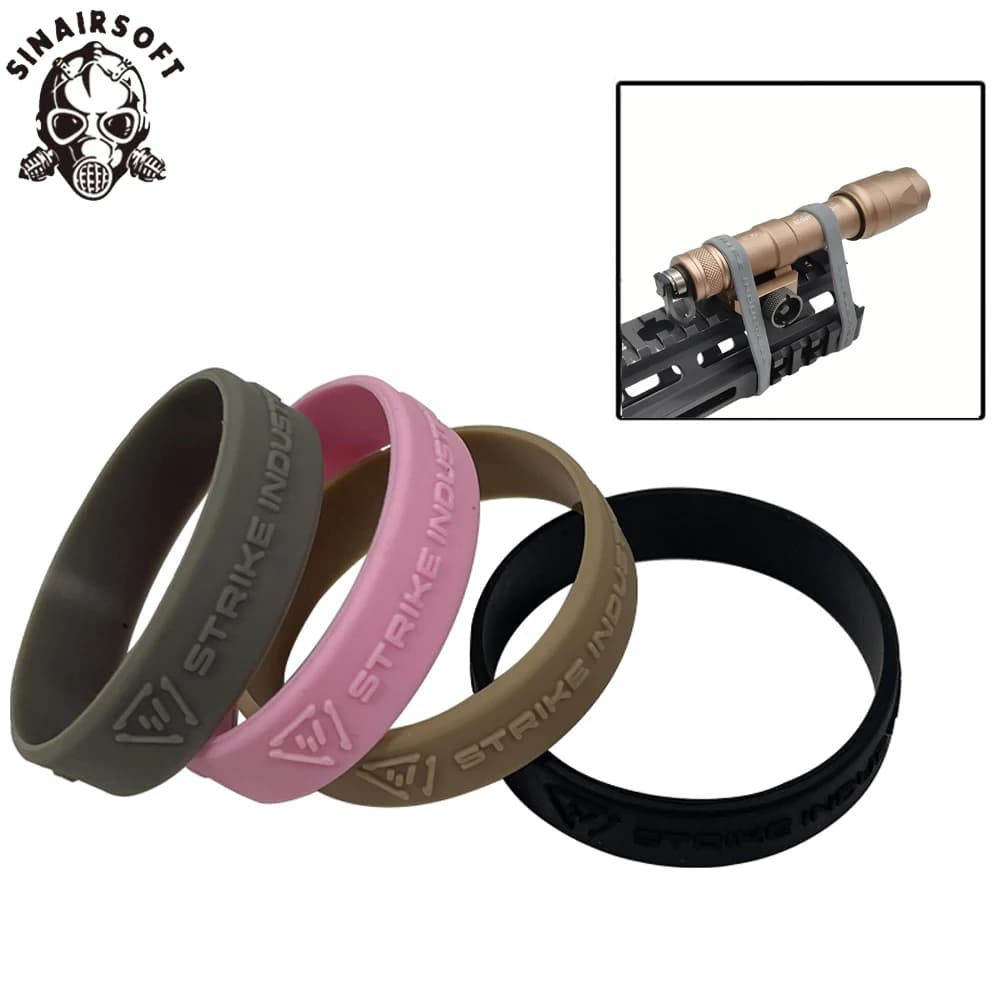 4 joints toriques tactiques haute résistance élastique pour fusil de pêche airsoft chasse