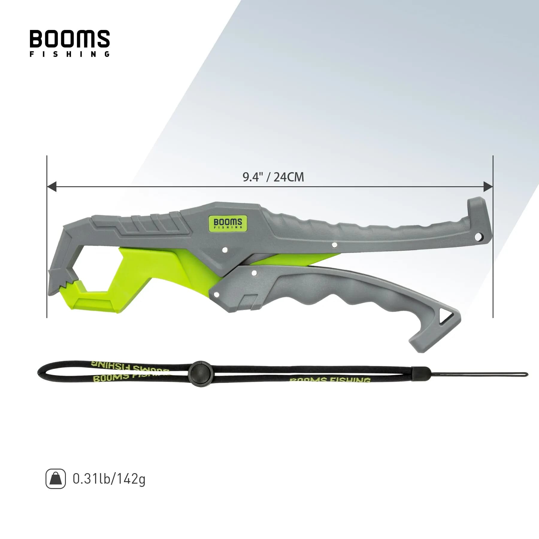 Pince à poisson Booms G05 fibre de verre - anti-rouille avec dragonne outil pêche sécurisé