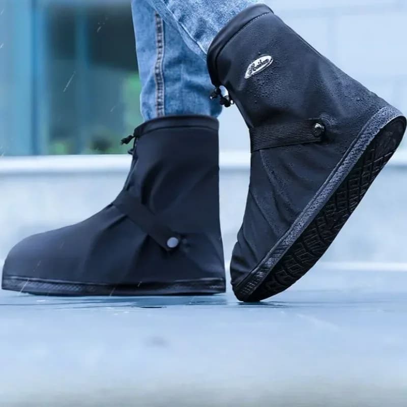 Bottes de pluie homme résistantes légères PVC imperméables antidérapantes pour travail extérieur