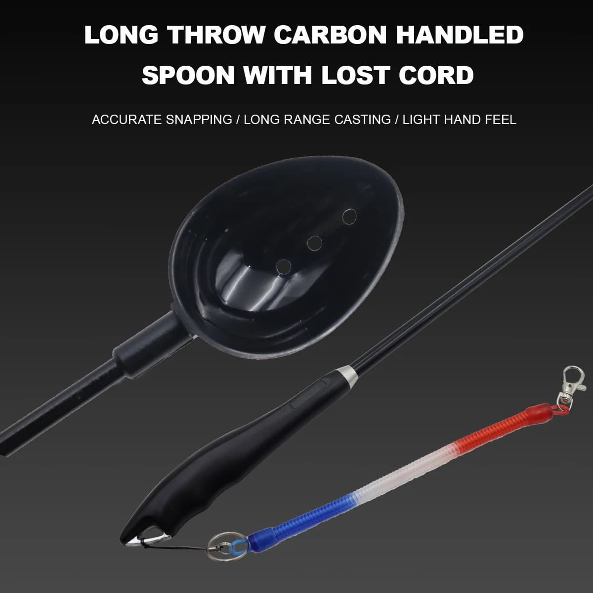 Cuillère de lancer 70cm longue portée fibre carbone ultralégère pour pêche rocheuse en mer