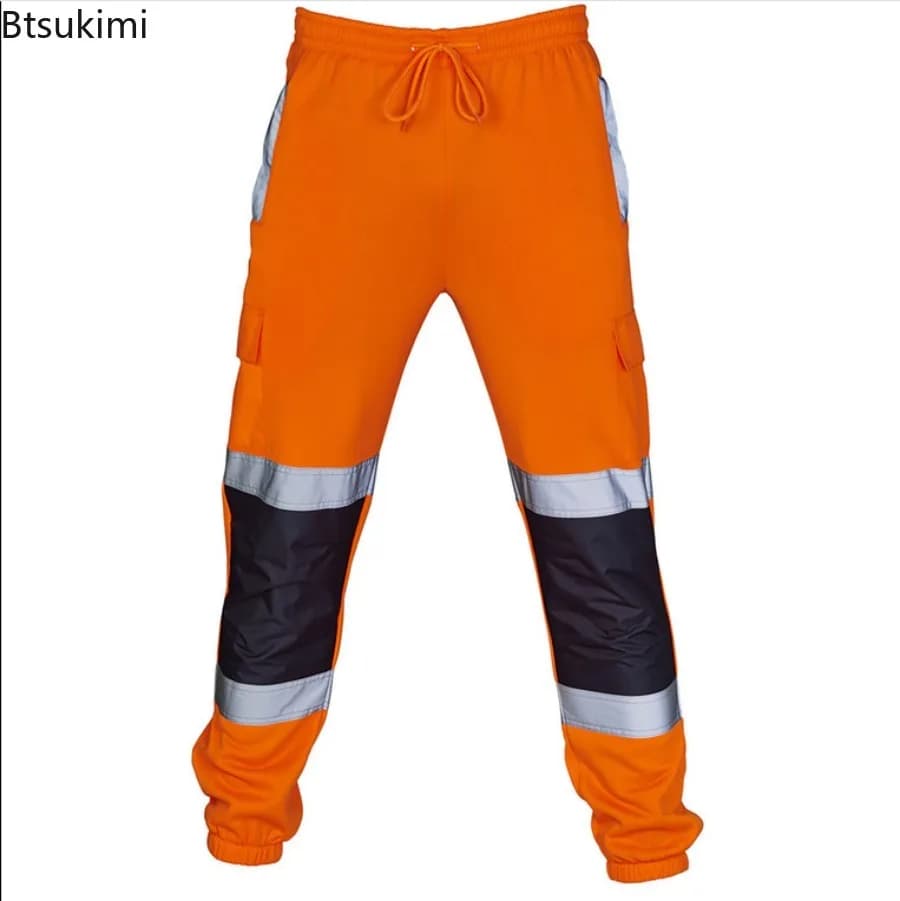 Pantalon sécurité réfléchissant 360° pêche nocturne visibilité hommes pêche de nuit