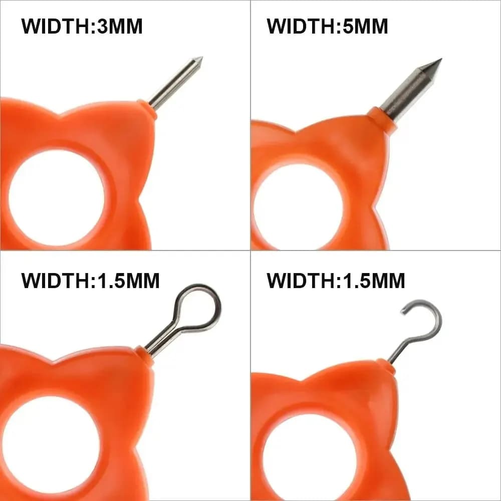 Outil nœuds pêche 4 en 1 Hirisi - nœudeuse portable pour montages carpe et D-rig rapides