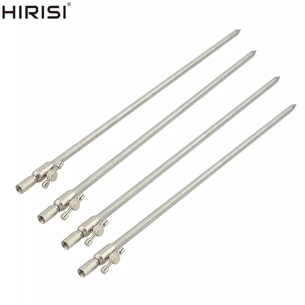 Support 4 pièces pour cannes à pêche carpe Hirisi - Rod pod adaptable aux alarmes de touches