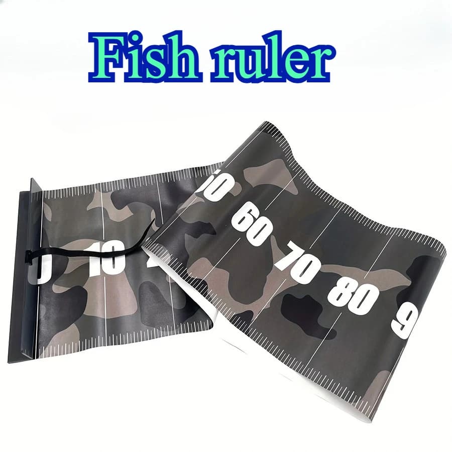 Mètre à poisson pliable PVC étanche - Ruban mesure 10cm largeur pêche extérieure