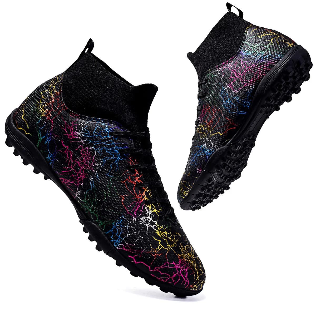 Chaussures de football professionnelles homme TF à crampons courts - Confort respirant anti-dérapage