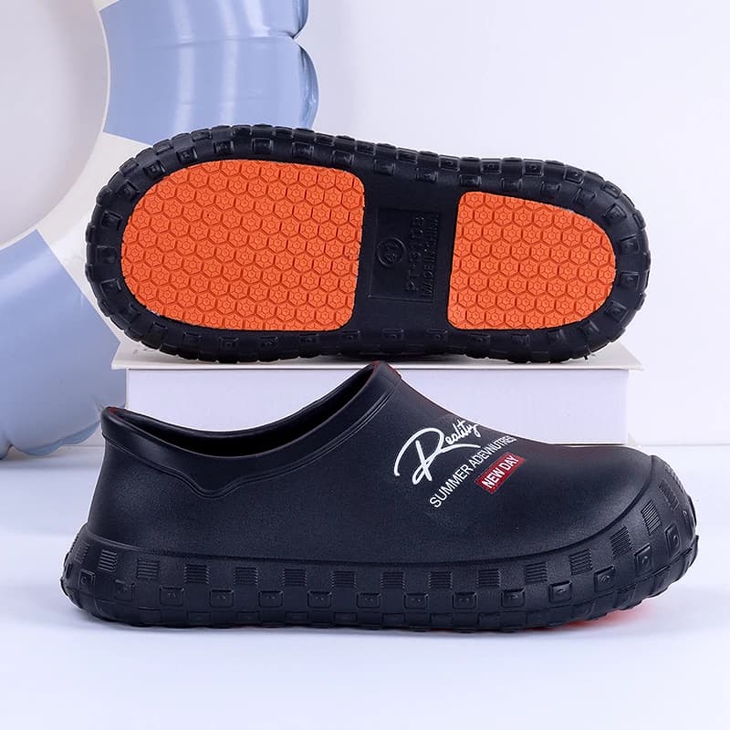 Chaussures chef EVA 2025 antidérapantes imperméables huile confortables pêche extérieur tailles 36-45 unisexes