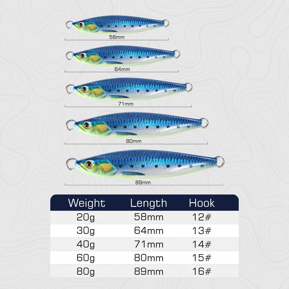 Leurre de pêche FSTK 2024 avec cuiller et hameçon pour lancer long, leurres à secousse 20g