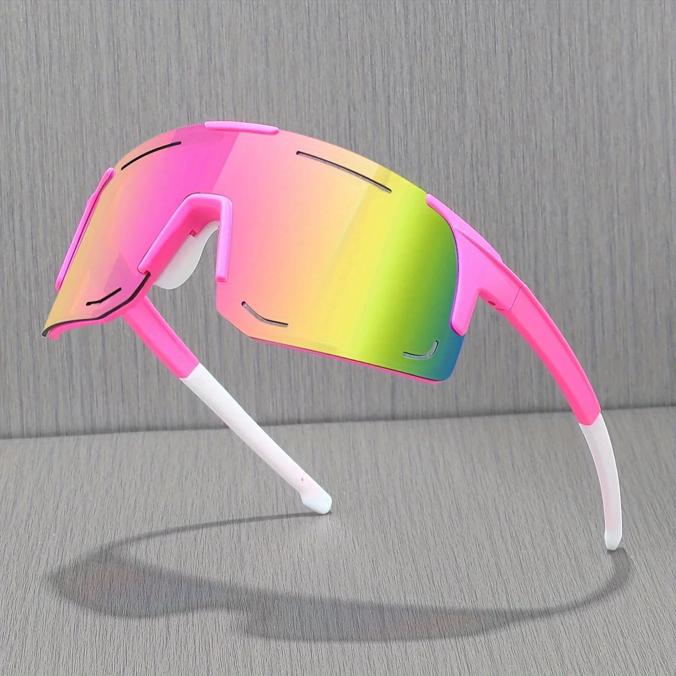 Lunettes de soleil sportives enveloppantes anti-lumière pour pêche, cyclisme et ski - UV400 unisexe