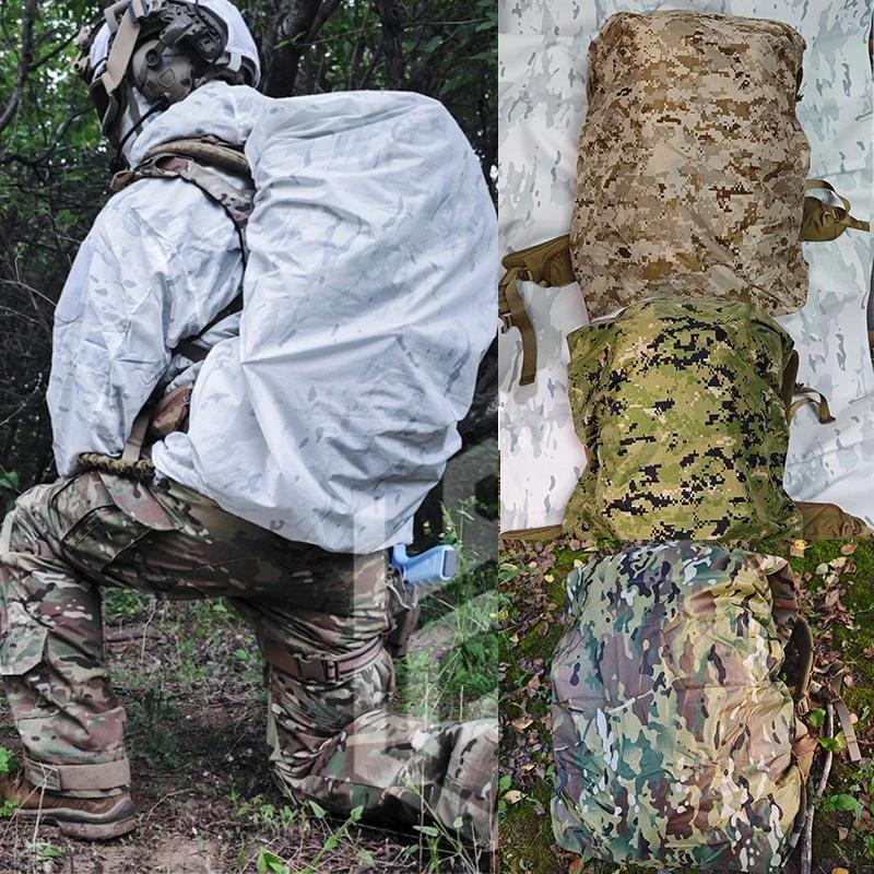 Sac à dos tactique camouflage AOR1 AOR2 MCAP étanche, couverture imperméable extérieure
