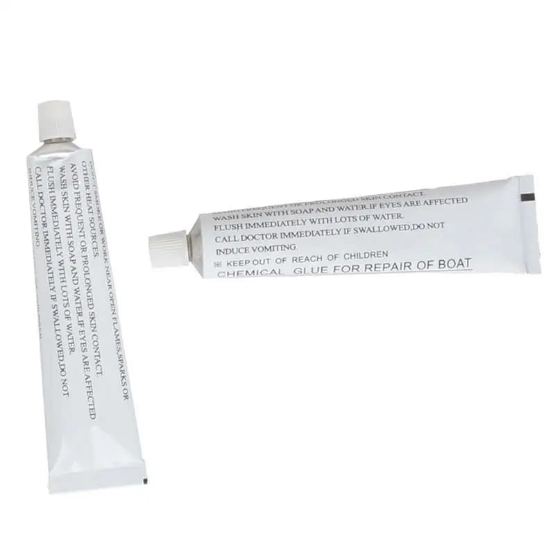 Colle réparation PVC 30ml pour bateau, kayak et piscine - Super glue multifonction étanche et durable