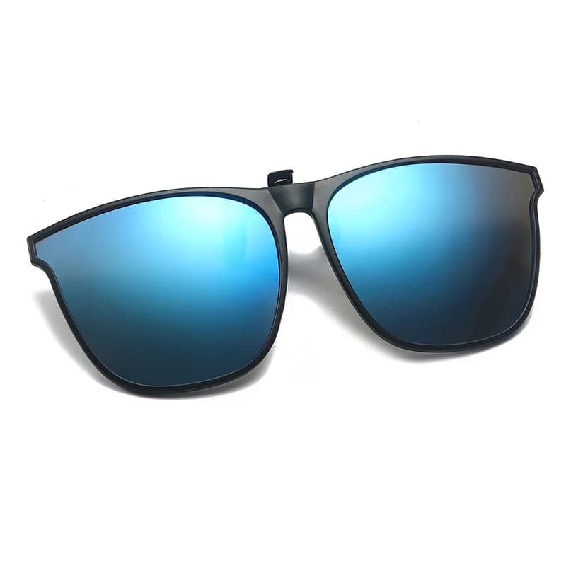 Lunettes clip polarisées UV400 anti-éblouissement pour pêche en voiture - Hommes