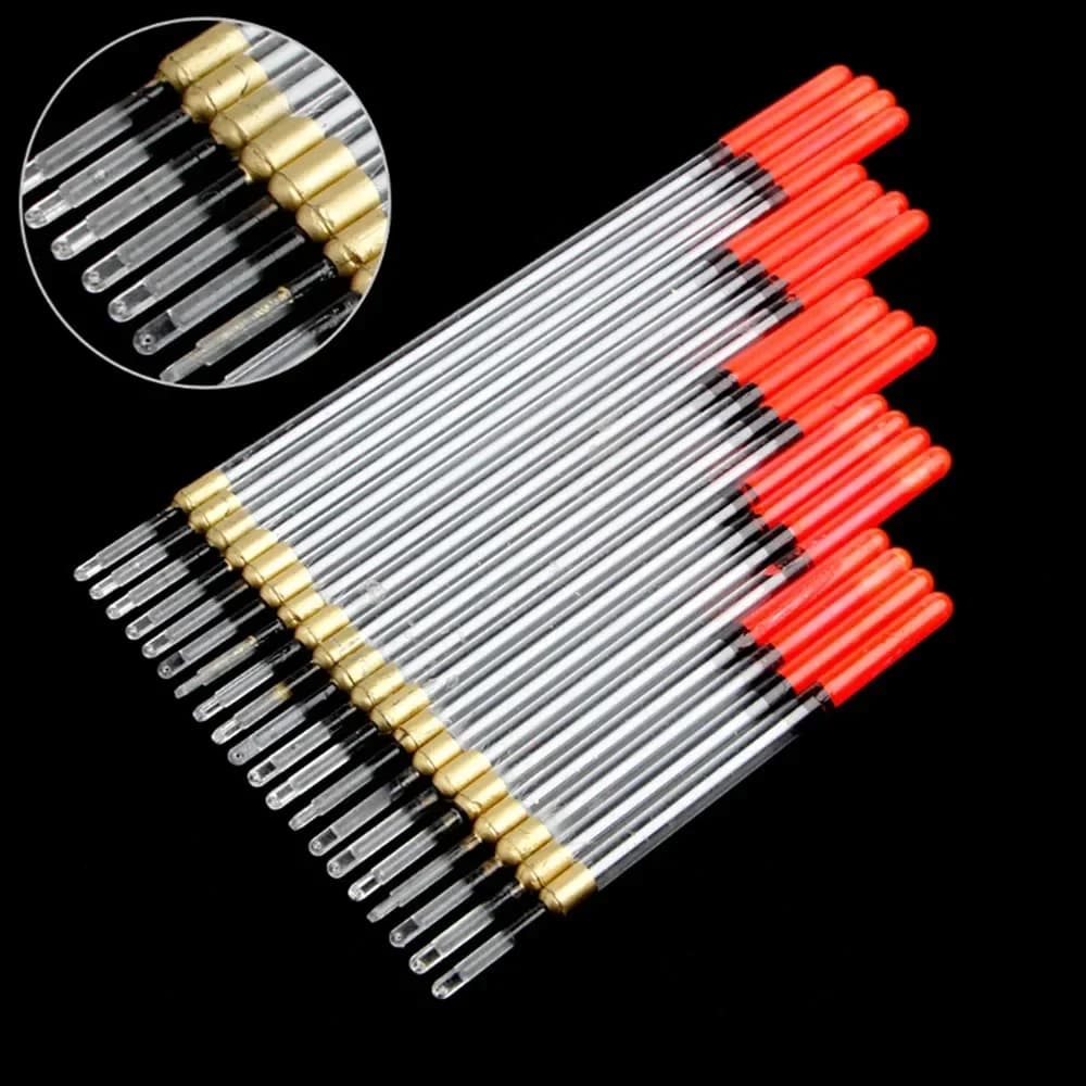 Flotteurs waggler marqués tube droit pour pêche verticale extérieure - accessoires pêche précise