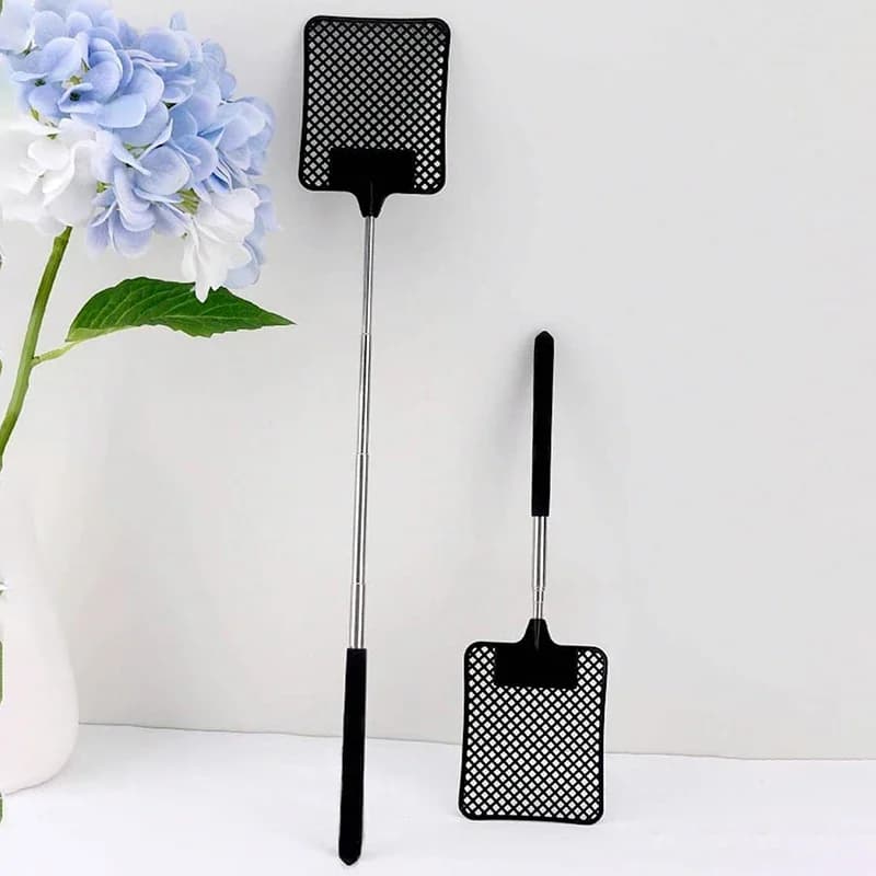 Tape-mouche créatif noir design expansible en acier inoxydable pour éliminer moustiques et insectes