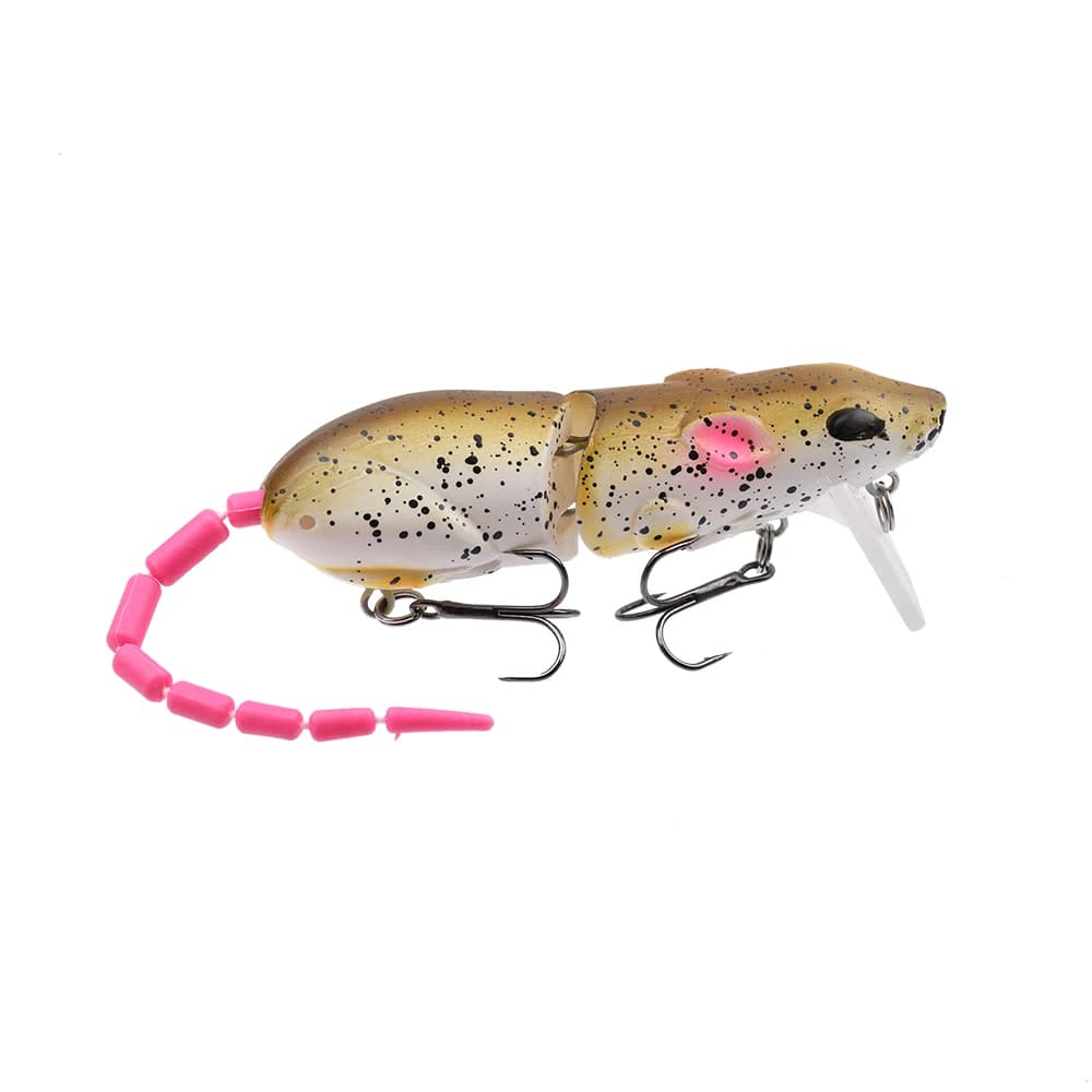 Leurre souris plastique 15.5g flottant pour pêche du brochet et black bass - appât rat artificiel