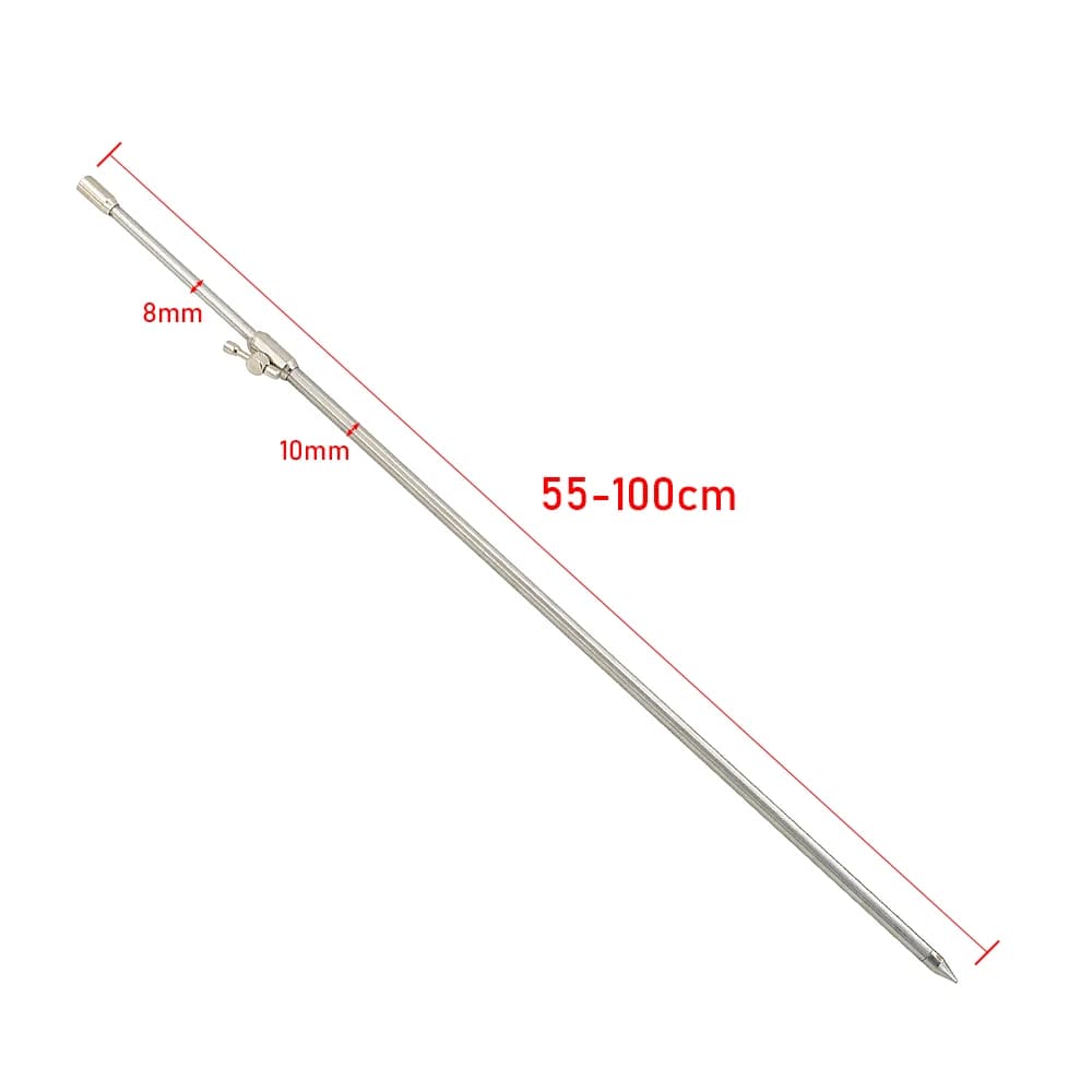 Support 4 pièces pour cannes à pêche carpe Hirisi - Rod pod adaptable aux alarmes de touches