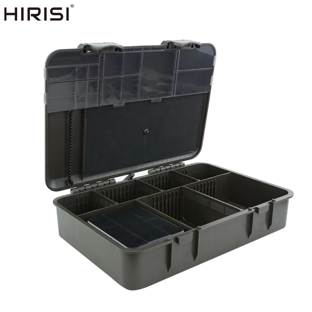 Boîte de pêche portable multifonction Hirisi W511 - Organisation parfaite pour accessoires et matériel