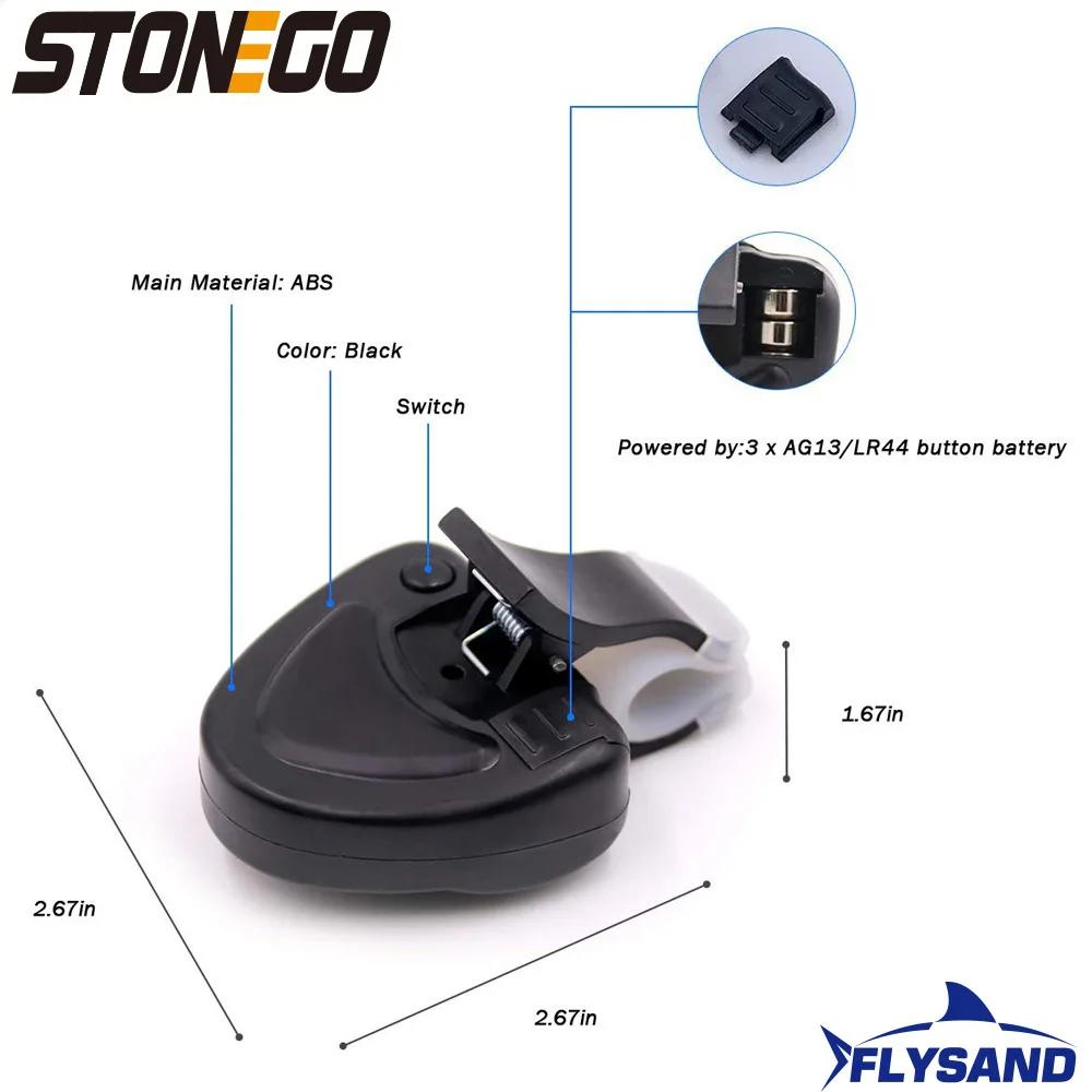 Détecteur de touche LED portable FLYSAND - alarme sonore puissante pour pêche carpe nomade