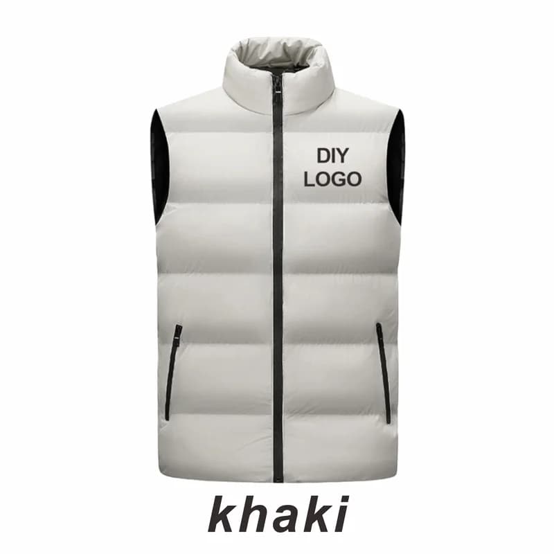 Veste polaire sans manches personnalisable logo entreprise pour pêche hiver coupe-vent chaude