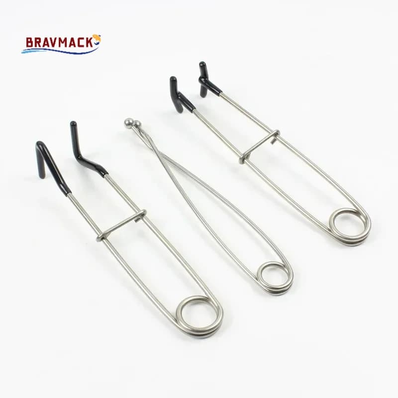 Écarteur de bouche poisson en acier inoxydable portable - Outil de décrochage pour pêche durable