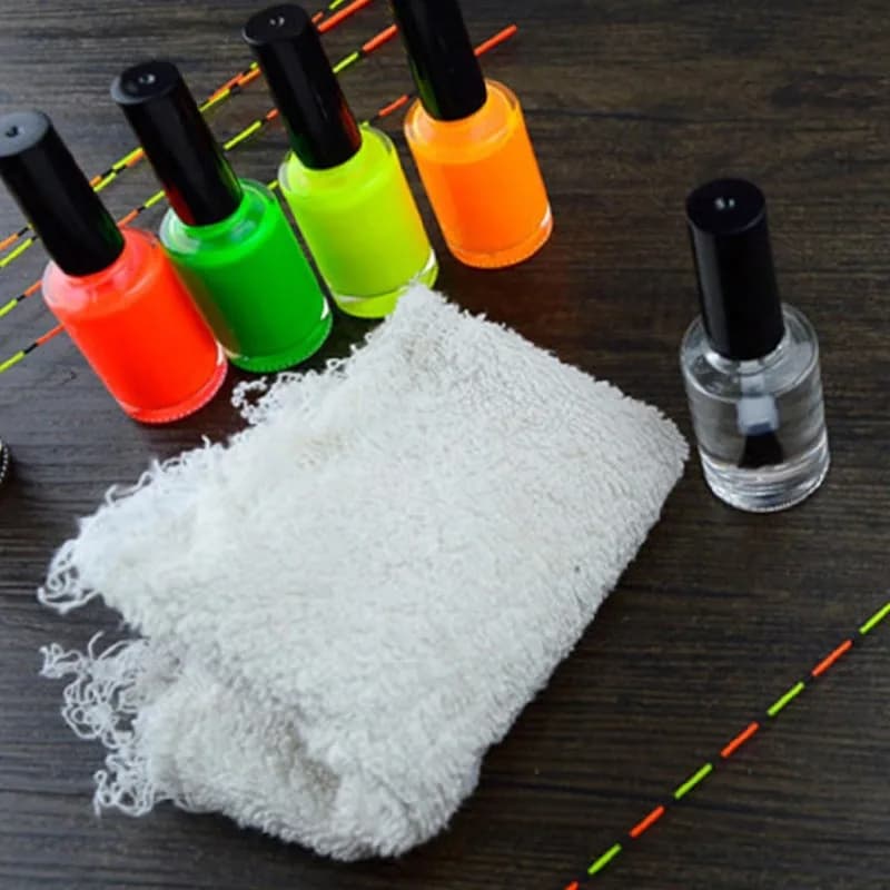 Peinture fluorescente liquide pour flotteurs de pêche - Réparation DIY rapide et outil de bricolage
