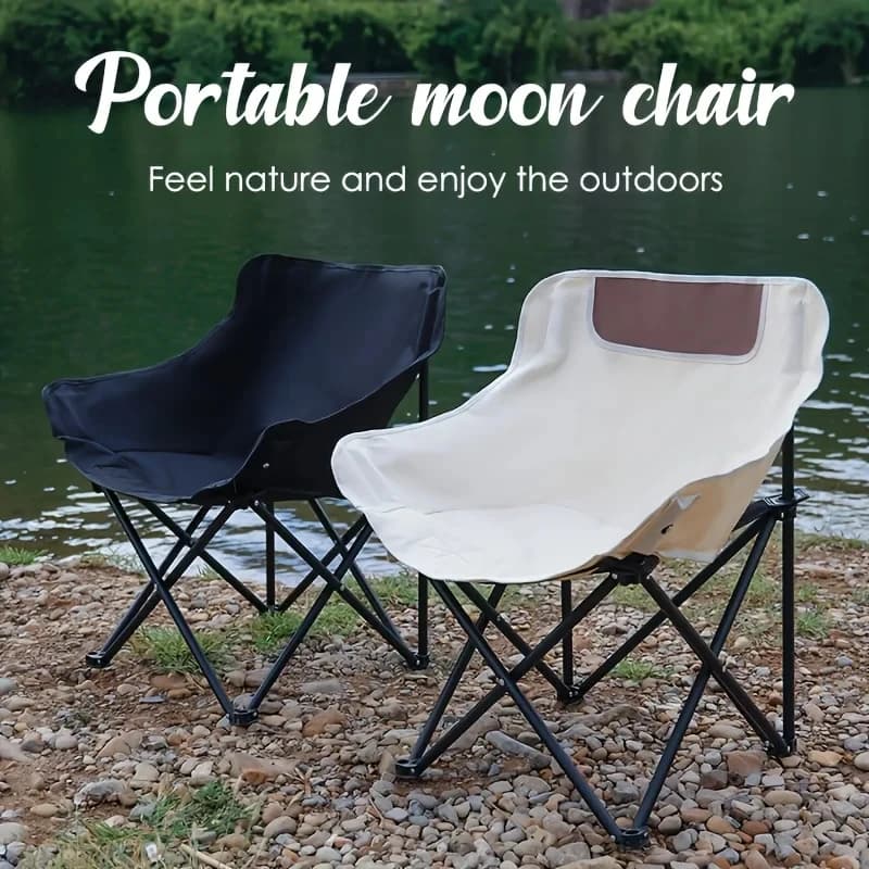 Grand fauteuil de camping avec poche latérale pour pêche sur plage et pique-nique familial spacieux