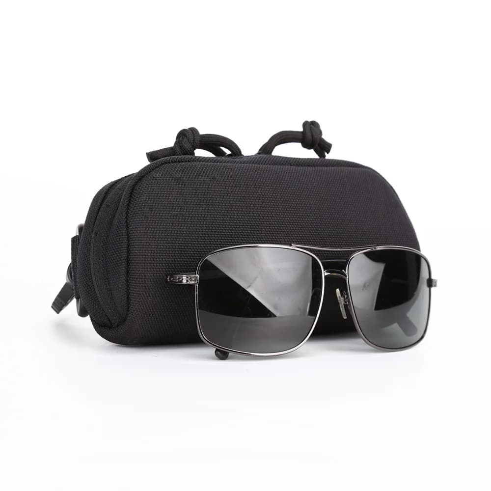 Étui MOLLE tactique 1000D pour lunettes de pêche - Nylon anti-choc, portable et étanche
