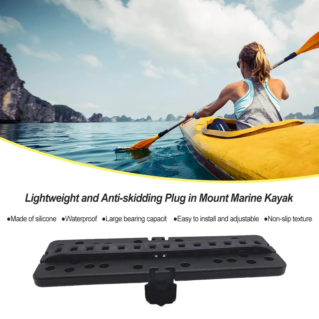 Plaque de fixation universelle pour sondeur de pêche - Support de base pour kayak et accessoires