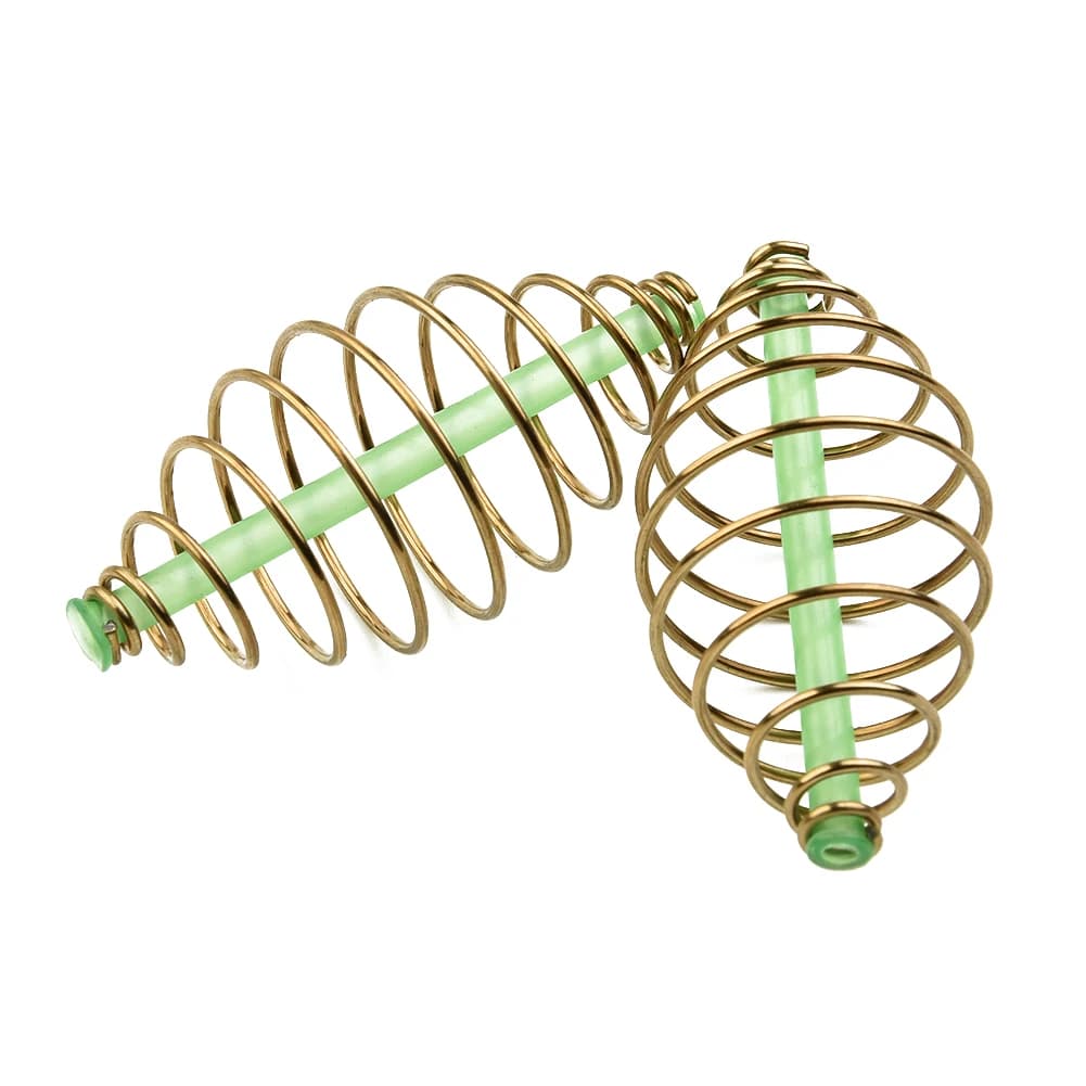 10 pièces feeders cages à ressort pour pêche à la carpe 2 à 5.5 cm, pour amorçage méthode en eau douce et mer