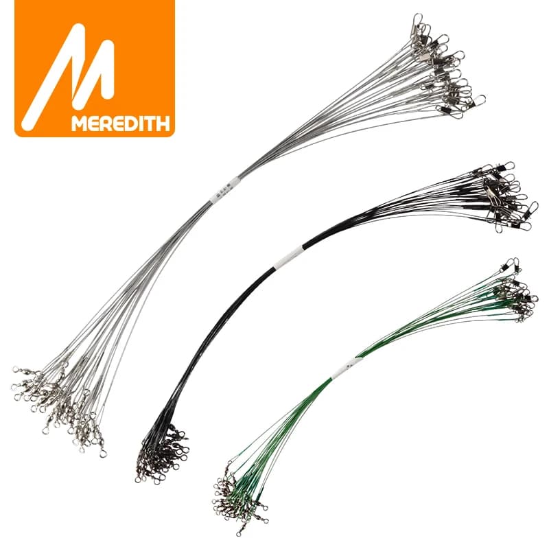 MEREDITH anti-bite fil tête rotatif pour pêche Parker bass - Accessoires leurres résistants aux dents
